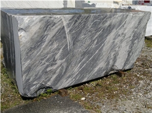 Bardiglio Nuvolato Marble Block, Italy Grey Marble
