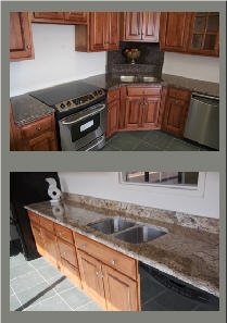 Brown Granite Custom Kitchens