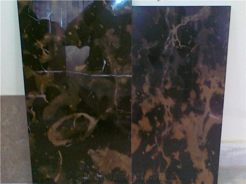 King Gold Marble Slabs & Tiles,Pakistan Black Marble