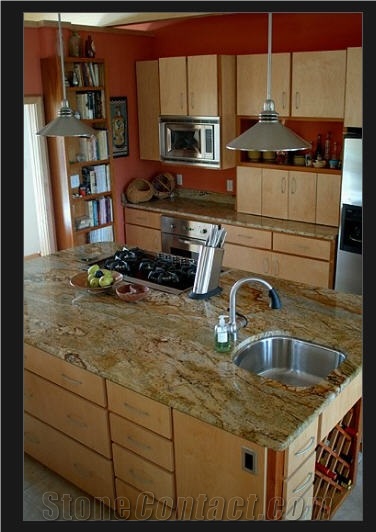 Juparana Exotica Granite Kitchen Tops From United States Stonecontact Com