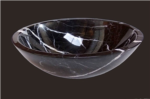 Black Marquina Marble Sinks, Chinese Black Marble Sinks