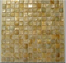 Gold Mother Of Pearl Shell Mosaic Tile