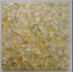 Shell Mosaic Tiles Crazy Triangular