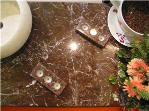 Turkish Coffe Gold Marble Countertop
