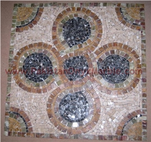Onyx Mosaic Medallions,Motiv for Floor