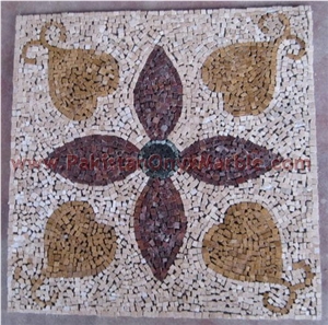 Onyx Mosaic Medallions ,Motiv for Shower Floor