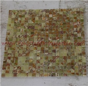 Pakistan Green Onyx Mosaic Tiles