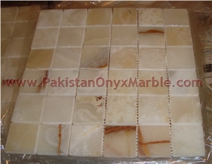 Pakistan Light Green Onyx Mosaic Tiles