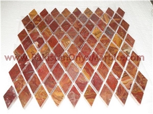 Red Onyx Mosaic Tiles