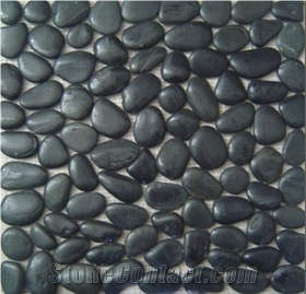 Pebble Stone on Net,black Pebble,cobble