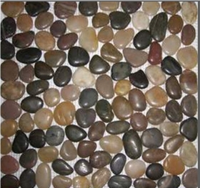 Pebble Stone on Net,mixed Pebble,cobble