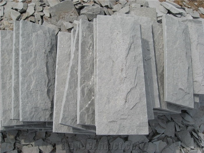 White Sandstone Mushroom Stone Wall Cladding, White Sandstone Wall Panel, Sandstone Wall Stone