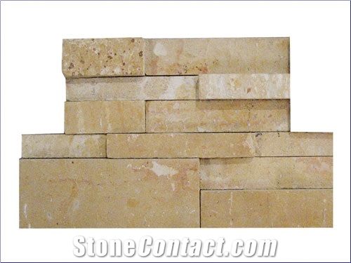 Yellow Limestone Culture Stone, Yellow Limestone Wall Tiles, Limestone Ledge Stone, Limestone Veneer