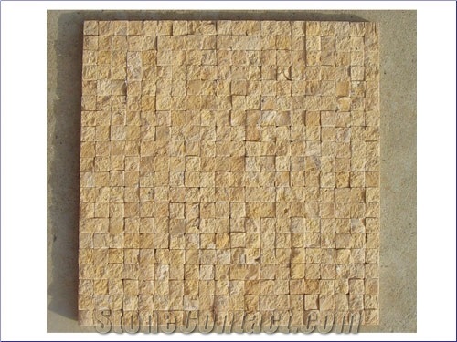 Yellow Limestone Natural Mosaic
