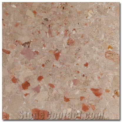 Rojo Brechado Limestone Slabs & Tiles