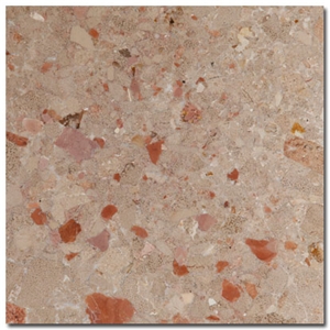 Rojo Brechado Limestone Slabs & Tiles