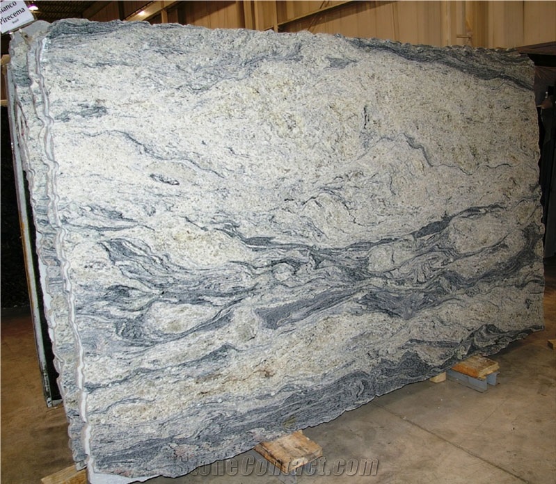 Bianco Piracema Granite Slab, Brazil White Granite
