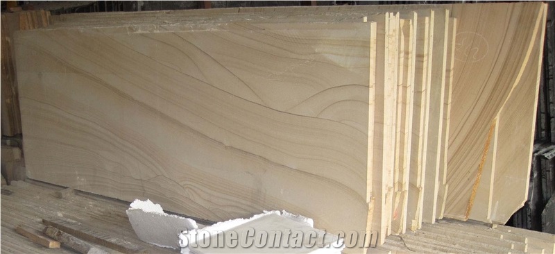 Teak Sandstone Slab,China Yellow Sandstone