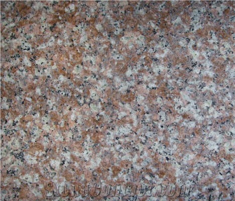 G687 Granite Tile (Peach Red)
