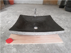 China Blue Limestone Sink