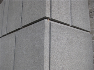 Flamed G684 Wall Stone, G684 Black Basalt Slabs & Tiles