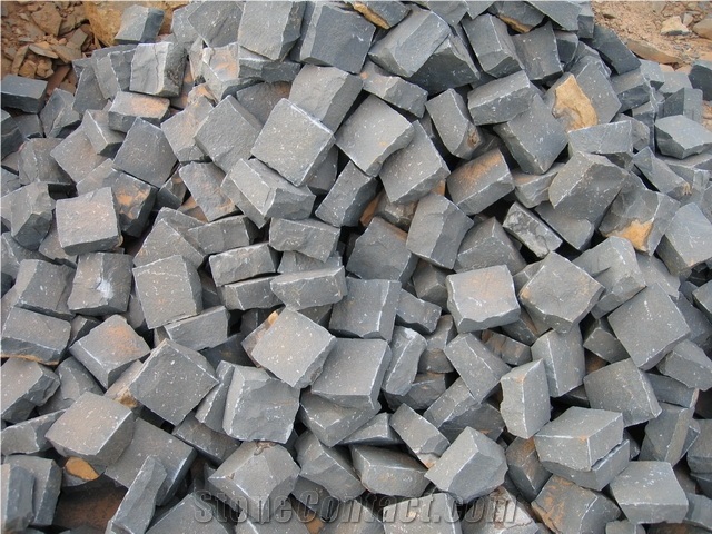 Grey Basalt Cobble Stone