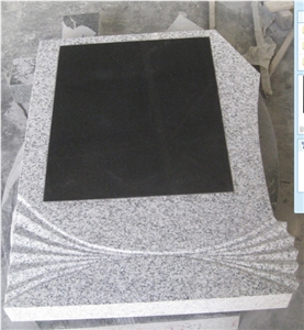 China Black Tombstone, Shanxi Black Granite Tombstone