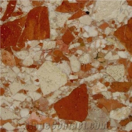 Red Lorca Limestone Slabs & Tiles