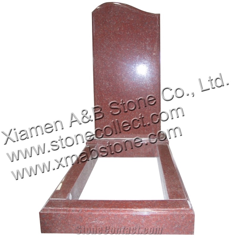 Jhansi Red (India Red) Russian Style Granite Tomb