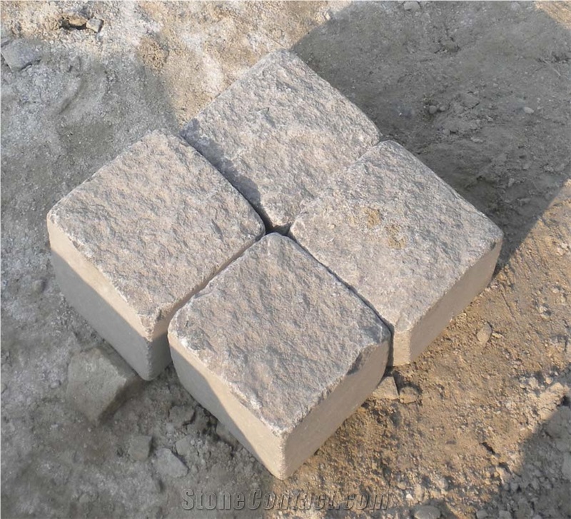 Grey Granite Cobble Stone, Cubic Stones,paving Stone