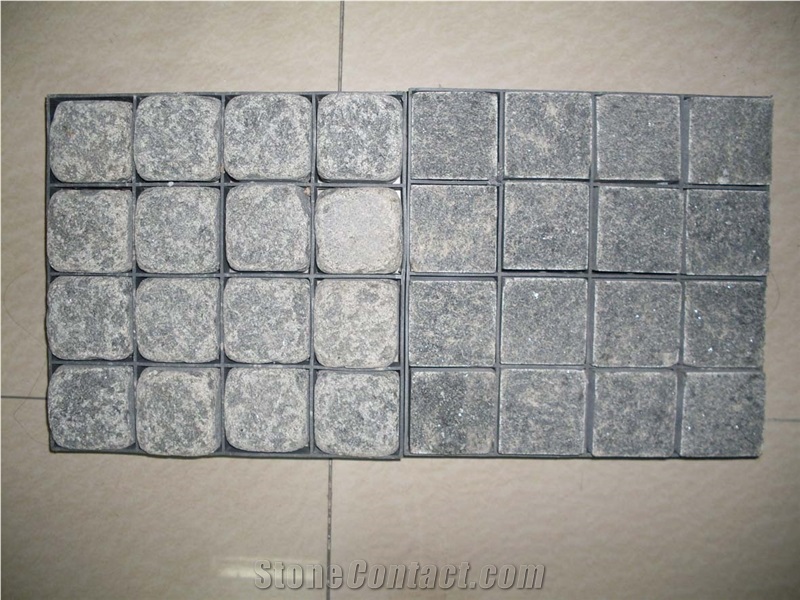 Grey Granite Cobble Stone, Granite Cubic Stones