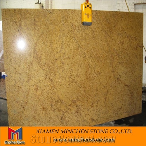 Madura Gold Granite Slab，India Yellow Granite