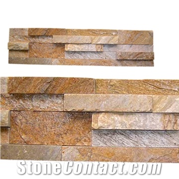 Chinese Yellow Slate Cultured Stone