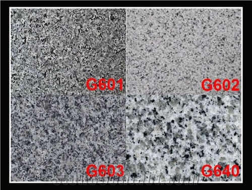 Chinese Gray Series/G601,G602,G603,G640, Chinese Granite Slabs & Tiles
