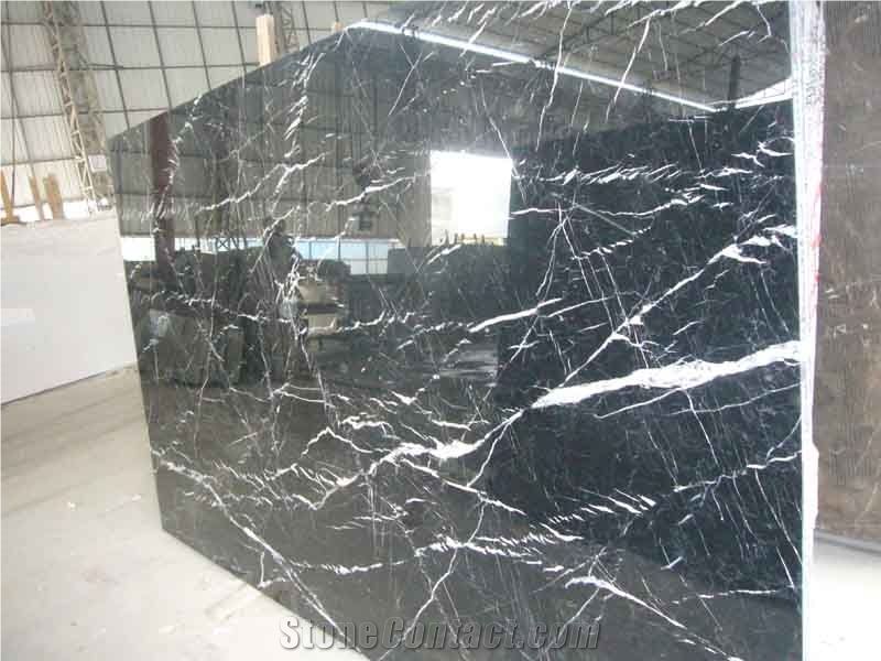 Black Marquina - Chinese Marble Slabs & Tiles