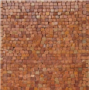 French Red Limestone Mosaic