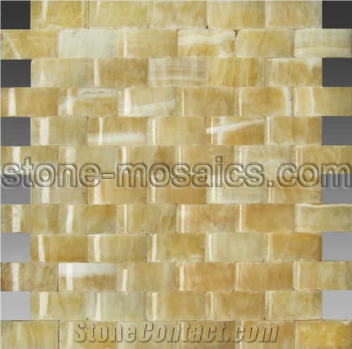 Honey Onyx Mosaic, Honey Yellow Onyx Mosaic