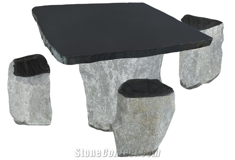 Granite Table Set,bench