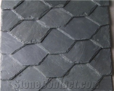 Black Slate Roof Tile Nature Stone