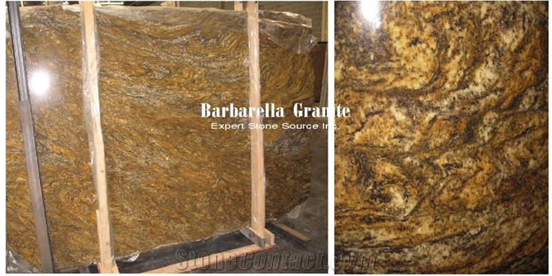 Barbarella Granite Slab, Brazil Brown Granite