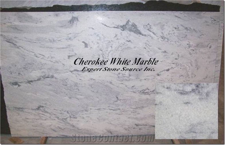 Cherokee White Marble Slab