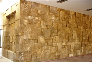 Old Mission Stone,Yellow Travertine Wall Panel