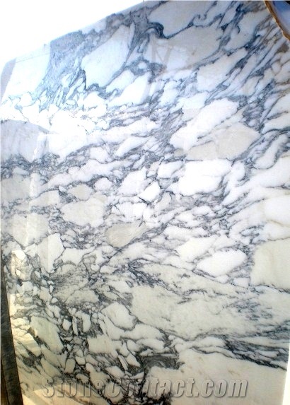 Arabescato Carrara White Marble Block
