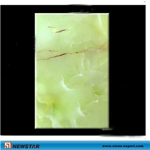 Light Green Onyx Tiles, Natural Green Onyx Slabs & Tiles