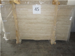 Denizli Travertine Slab Vein Cut,Turkey Beige Travertine