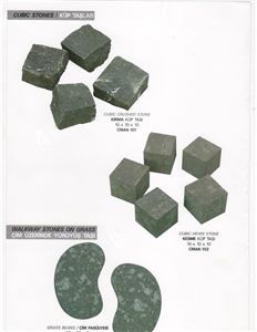 Basalt Cubic Crushed Stone, Grey Basalt Cobble, Pavers