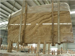 China Marble Wood Vein Big Slab ,wooden Vein