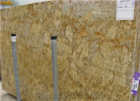 Golden Beach Granite Slabs,Brazil Yellow Granite
