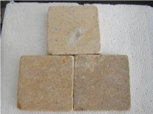 Tumbled Yellow Limestone Tile