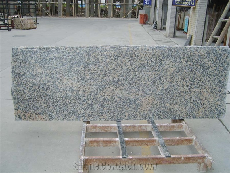 Gold Pearl Granite, Yellow Granite Slabs & Tiles